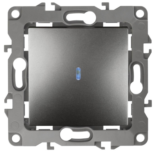 Выключатель одноклавишный с подсветкой ЭРА 12 10AX 250V 12-1102-12 Б0019280 Выключатель одноклавишный с подсветкой ЭРА 12 10AX 250V 12-1102-12 Б0019280