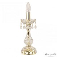 Настольная лампа с хрустальными подвесками 112L/1-27 G V0300 Bohemia Ivele Crystal (Богемия Ивеле Кристалл)