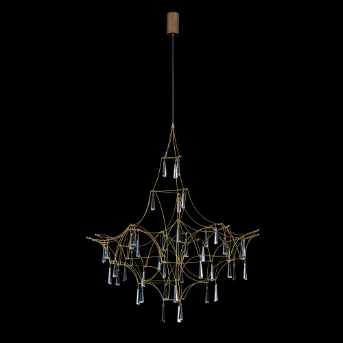 Люстра Lucciola 1E matt gold фото 4 Люстра Lucciola 1E matt gold фото 4