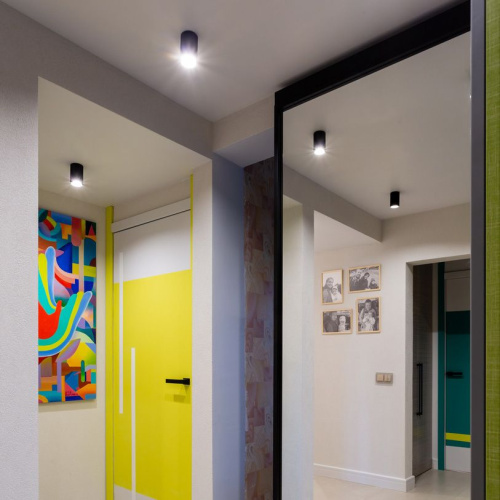 Накладной потолочный светильник GU10 черный DLN112 GU10 фото 2