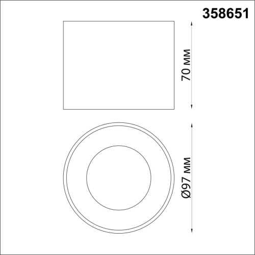 358651 OVER NT21 444 белый Светильник накладной светодиодный IP20 LED 4000К 12W 220V PATERA фото 3 358651 OVER NT21 444 белый Светильник накладной светодиодный IP20 LED 4000К 12W 220V PATERA фото 3