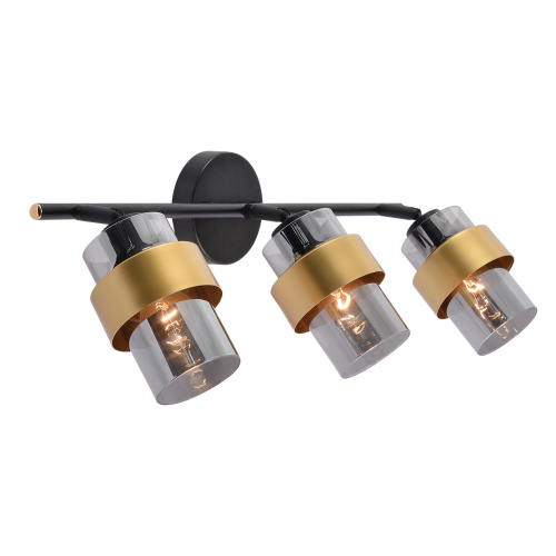 Настенно-потолочный свет Escada 1169/3A E14*40W Black/Gold фото 3 Настенно-потолочный свет Escada 1169/3A E14*40W Black/Gold фото 3