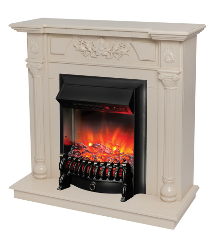Электрокамин RealFlame Dacota WT белый дуб с очагом Fobos Lux Black RC фото 2 Электрокамин RealFlame Dacota WT белый дуб с очагом Fobos Lux Black RC фото 2