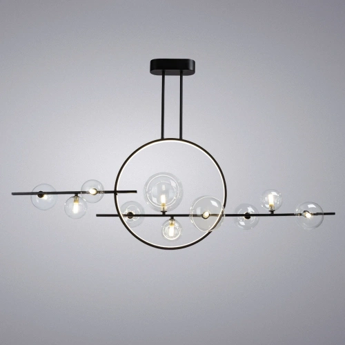 Люстра на штанге Arte Lamp SATURN A7790SP-75BK фото 2 Люстра на штанге Arte Lamp SATURN A7790SP-75BK фото 2