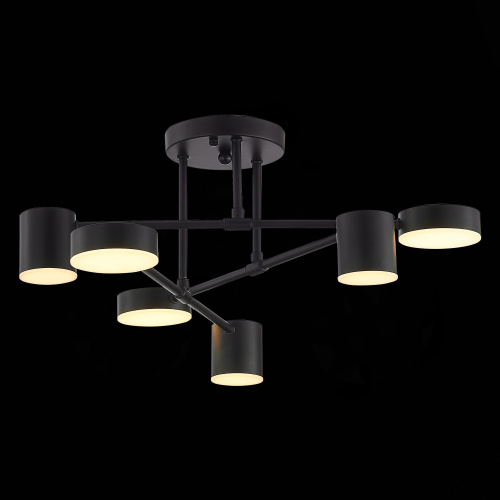 SLE201042-06 Светильник потолочный Черный/Черный LED 6*7W 4000K NOBEL фото 17