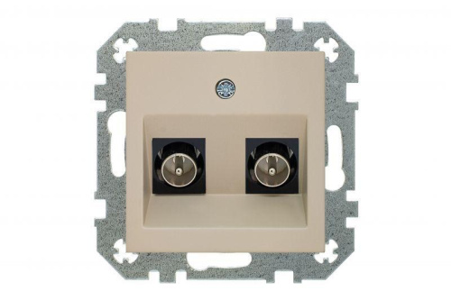 ТВ-розетка TV/SAT Liregus Retro кремовый омбре 29-134 фото 2