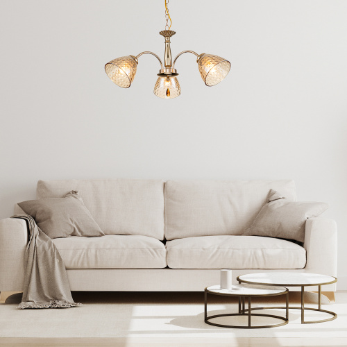 Подвесной светильник Escada 658/3PL E27*40W Gold фото 2