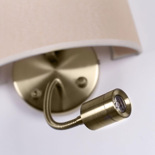 Citilux Декарт CL704306 Бра с бежевым абажуром и диммером фото 13 Citilux Декарт CL704306 Бра с бежевым абажуром и диммером фото 13