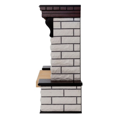 Каминокомплект COUNTRY/БРУКЛИН Античный дуб с очагом Электроочаг FIRESPACE/ФАЕРСПЕЙС 33W фото 5