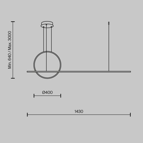 Подвесной светильник Maytoni MOD247PL-L49BK фото 6 Подвесной светильник Maytoni MOD247PL-L49BK фото 6