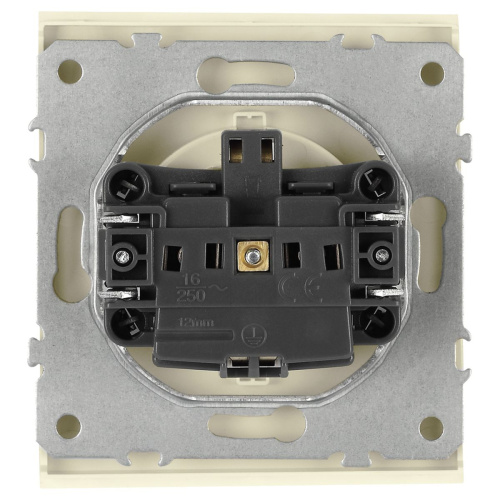 Розетка ЭРА Arktik 16-2101-02 с заземлением 2P+E Schuko 16А-250В слоновая кость Б0070415 фото 4 Розетка ЭРА Arktik 16-2101-02 с заземлением 2P+E Schuko 16А-250В слоновая кость Б0070415 фото 4