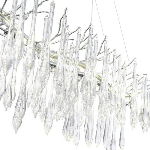 SL1660.113.12 Светильник подвесной ST-Luce Хром/Хром, Прозрачный G9 12*5W 4000K TEARDROPS фото 3