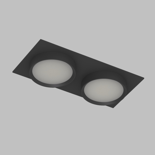 DK2092-BK Встраиваемый светильник FLAT, IP 20, до 15 Вт, GX53, LED, черный, алюминий фото 5