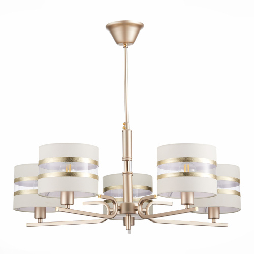 Уценка SLE300203-05 Светильник потолочный Шампань/Белый, Золотистый E14 5*40W ALMESE фото 3