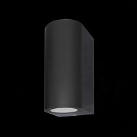 SL9001.401.02 Светильник уличный настенный ST-Luce Черный/ GU10 2*35W BORGO