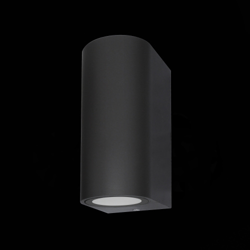 SL9001.401.02 Светильник уличный настенный ST-Luce Черный/ GU10 2*35W BORGO