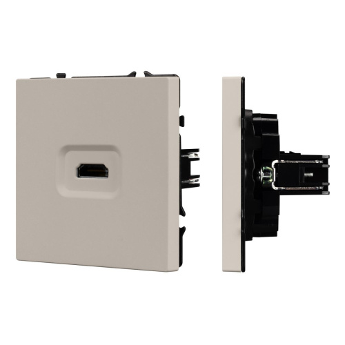 Механизм HDMI розетки SCT-NOBE-MHD1-SFPL-CA Arlight 061842 Механизм HDMI розетки SCT-NOBE-MHD1-SFPL-CA Arlight 061842