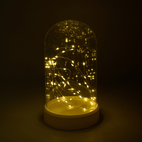 Световая фигура "Колба с Нитью Роса" 50LED 2700K, батарейки 3*АА, 23см, LT135 фото 11