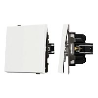 Механизм выключателя одноклавишный перекрёстный SWT-TENDO-MKX1-PL-WH (230V, 10A) Arlight 054054