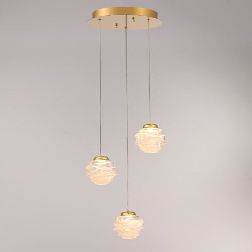 Подвесной светильник MD25030003-3A gold/clear фото 4