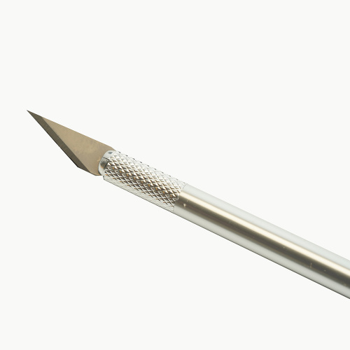 Нож макетный, 5 доп. лезвий, алюминий, STEKKER KMU-40-S фото 7