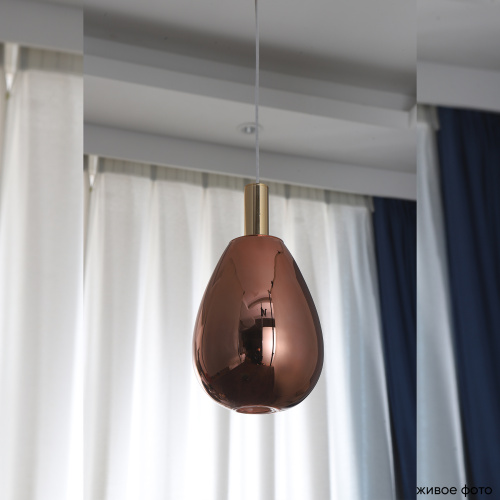 Светильник подвесной Crystal Lux GAUDI SP4W LED COPPER фото 8