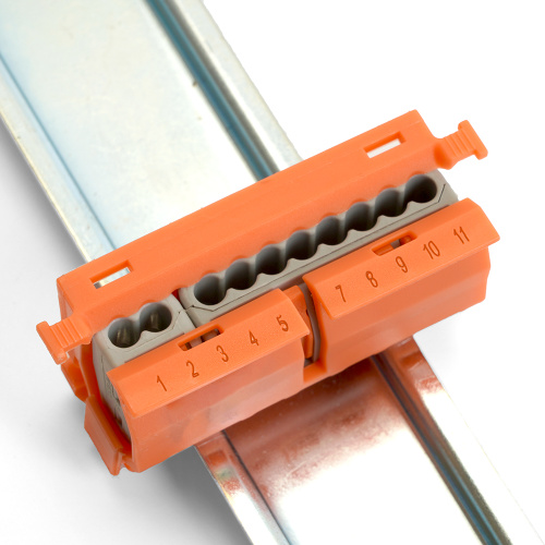 Монтажный держатель LD 500 для клемм серии LD222 на DIN-рейку фото 4