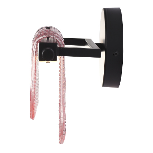 SL6021.401.06 Светильник настенный ST-Luce черный/розовый LED 1*6W 3000K VOILE фото 6