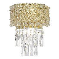 SL1637.301.02 Светильник настенный ST-Luce Латунь/Прозрачный, Янтарный E14 2*60W SELINE