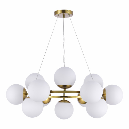 SLE1191-203-12 Светильник подвесной Золотистый/Белый E27 12*60W FRATTA фото 4