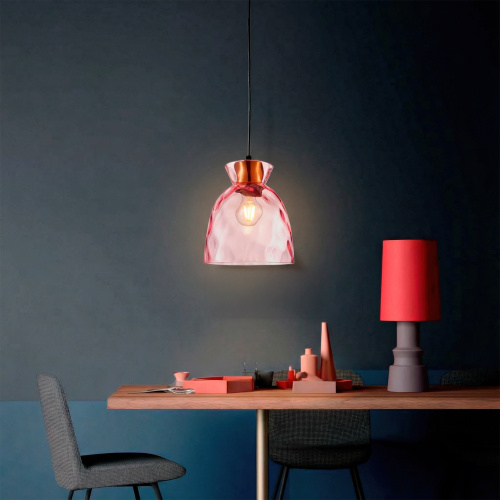 806112 Подвес NUBELLA 1х12W (led) E27 ЧЕРНЫЙ/БРОНЗА/РОЗОВЫЙ фото 9 806112 Подвес NUBELLA 1х12W (led) E27 ЧЕРНЫЙ/БРОНЗА/РОЗОВЫЙ фото 9