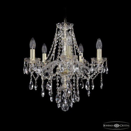 Люстра хрустальная 1415/5/165 G Люстра хрустальная 1415/5/165 G