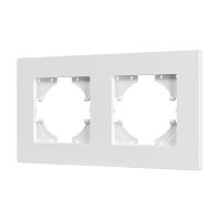 Рамка пластиковая FRM-PERIO-PL-2-WH Arlight 049750