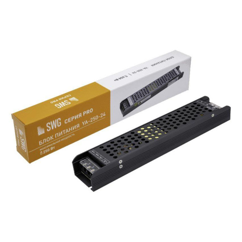 Блок питания SWG 24V 250W IP20 10,4A YA-250-24 003159 Блок питания SWG 24V 250W IP20 10,4A YA-250-24 003159