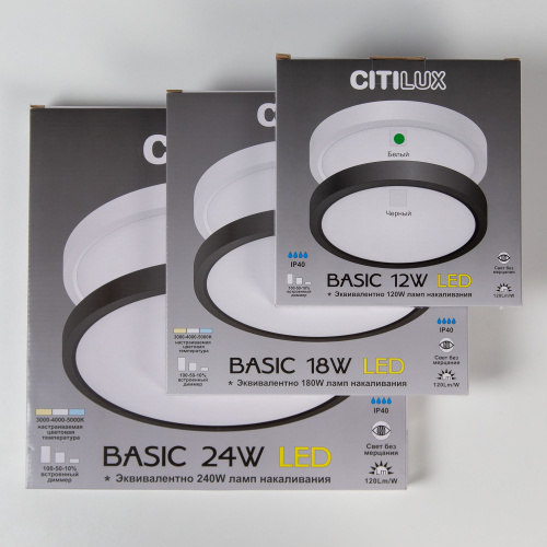 Citilux Бейсик CL738241V Светильник накладной Чёрный фото 9 Citilux Бейсик CL738241V Светильник накладной Чёрный фото 9