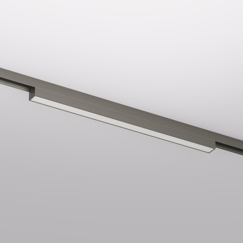 DK5751-DN Светильник для трека SHINE LINEAR со светодиодом, L301*W19*H27, 48V DC, 12W, RA?90, 3000K, IP20, темный никель, алюминий фото 4