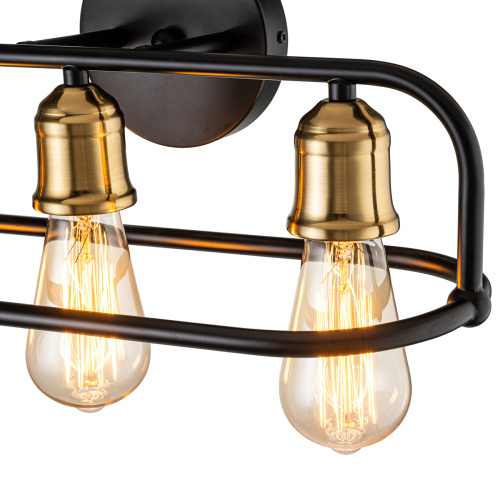 Настенный светильник Escada 659/3P E27*40W Black/Brass фото 3 Настенный светильник Escada 659/3P E27*40W Black/Brass фото 3