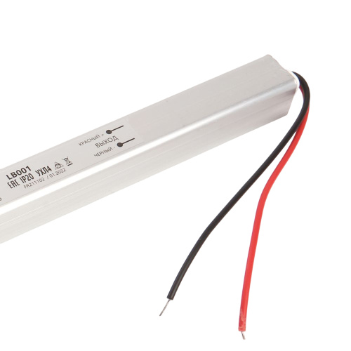 Трансформатор электронный для светодиодной ленты 48W 24V ( ультратонкий драйвер), LB001 фото 5