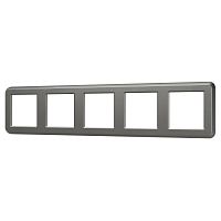 Рамка пластиковая FRM-VERSA-PL-5-GR Arlight 045192
