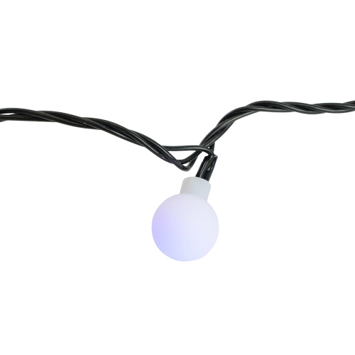 Светодиодная гирлянда Feron CL585 Мультишарики 12м 230V мультиколор, c питанием от сети, черный шнур фото 8