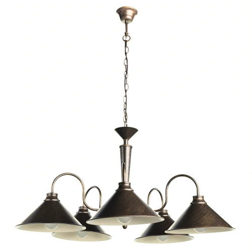 Подвесная люстра Arte Lamp BEVEL A9330LM-5BR Подвесная люстра Arte Lamp BEVEL A9330LM-5BR