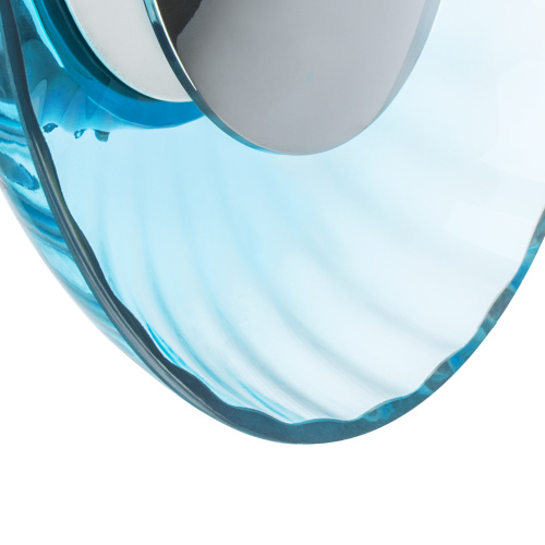 809015 Бра CELESTA LED 6W 300LM ХРОМ/ГОЛУБОЙ 3000K фото 4 809015 Бра CELESTA LED 6W 300LM ХРОМ/ГОЛУБОЙ 3000K фото 4