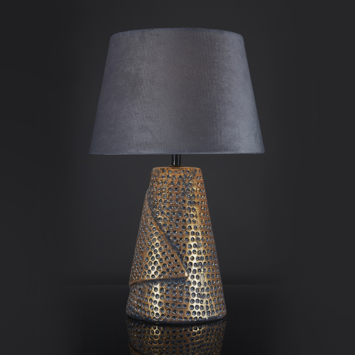 Настольный светильник Escada 10164/T E27*40W Grey/Gold фото 3 Настольный светильник Escada 10164/T E27*40W Grey/Gold фото 3
