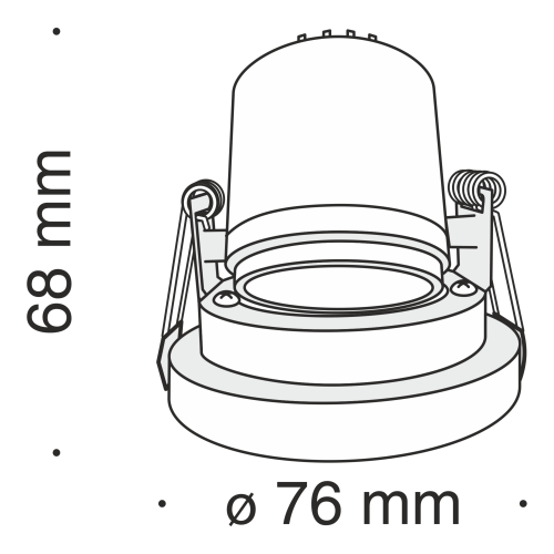 Встраиваемый светильник Technical DL040-L10G4K фото 3 Встраиваемый светильник Technical DL040-L10G4K фото 3