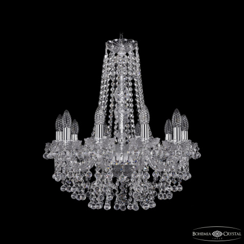 Люстра хрустальная 1409/10/195/h-63 Ni Люстра хрустальная 1409/10/195/h-63 Ni