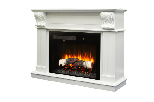 Каминокомплект ГЛОРИЯ Дуб беловежский с очагом Электроочаг MIRAGE/МИРАЖ 25 фото 2