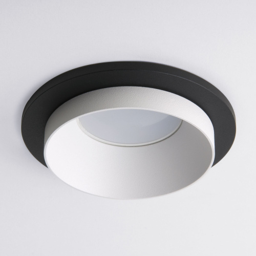 Встраиваемый точечный светильник 114 MR16 белый/черный фото 2