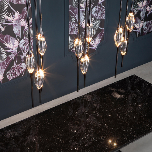 Подвесной светильник Pezzo 9 pearl black фото 3