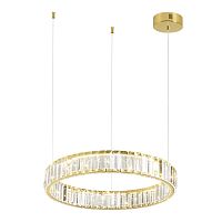 5015/30L L-VISION ODL23 587 золотой/прозрачный металл/хрусталь Люстра LED 30W 4000K 3000Лм VEKIA