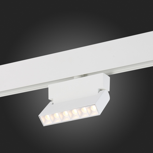 ST362.536.06 Магнитный трековый светильник белый LED 1*6W 3000K 532Lm Ra>80 36° IP20 L120xW22xH134 4 SKYLINE 48 фото 5